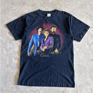 90s Vintage Brooks & Dunn Reba Mcentire Black Country T Shirt Size L